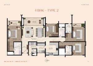 Aratt Ayatana Residences Floor Plan6